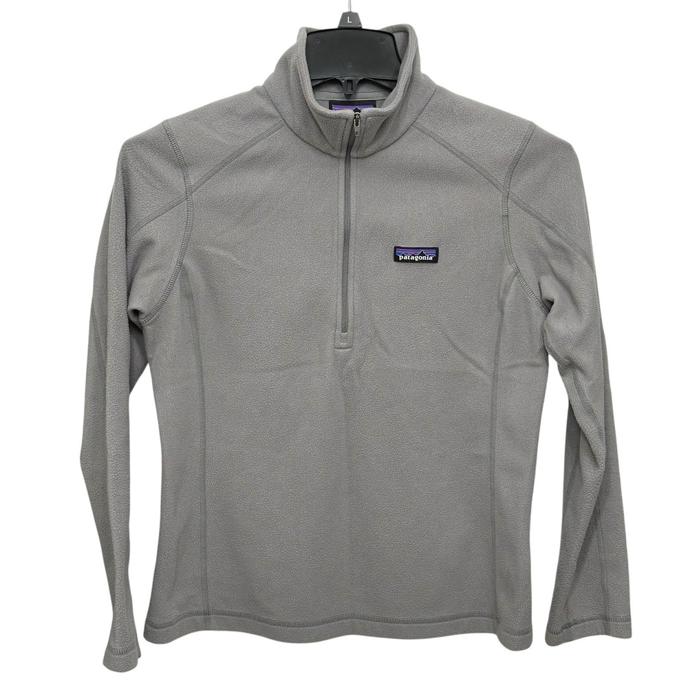Patagonia Men's Size M Black 1/4 Zip Micro D Fleece Pullover STY 26176 Gorpcore